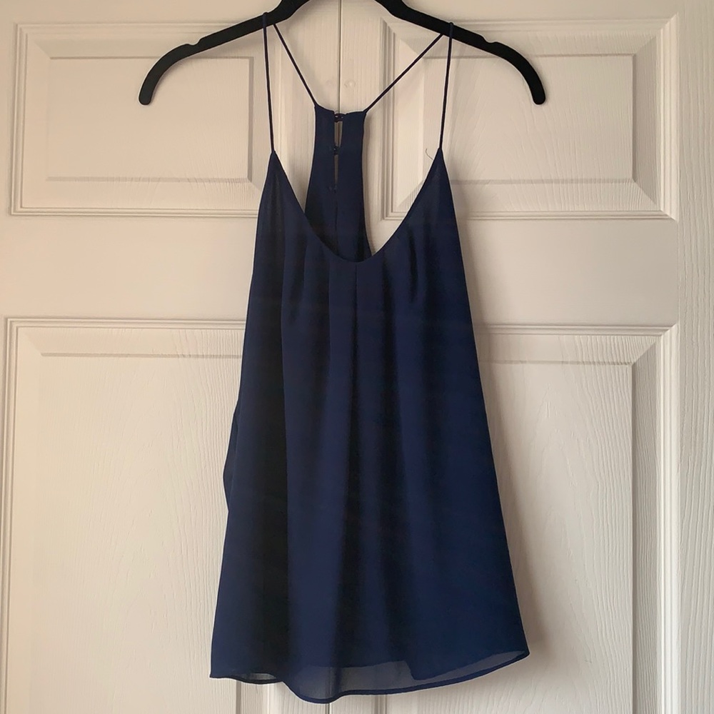 Navy tank top